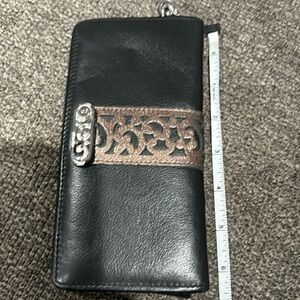 Brighton black leather wallet